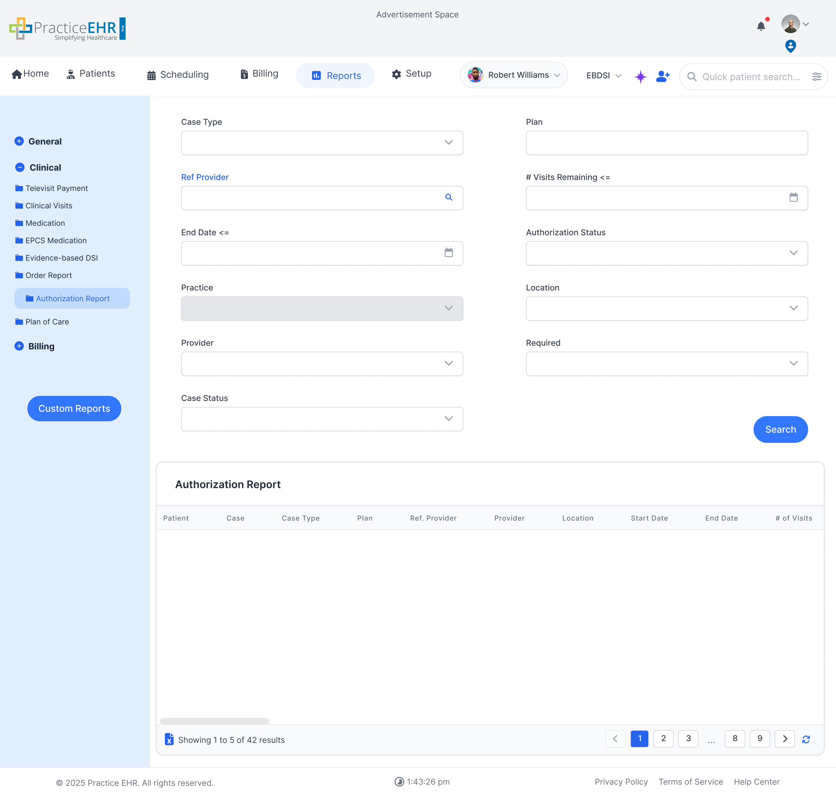 Authorization Report